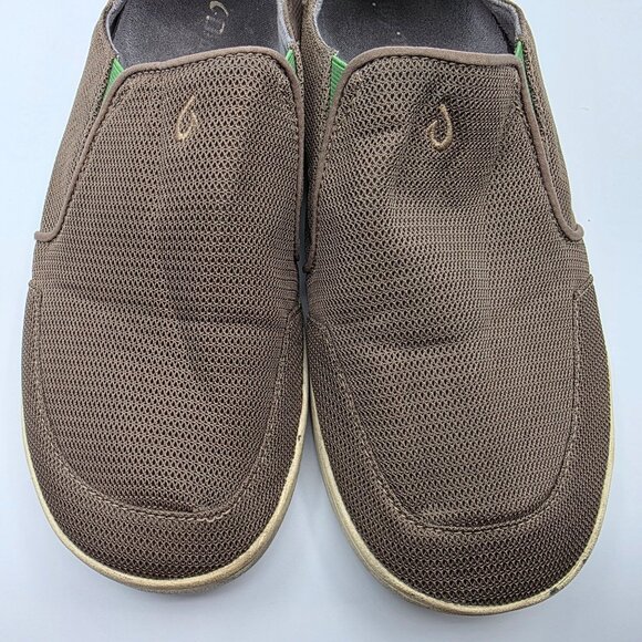OluKai Nohea Mesh Mens Size 11.5 Brown Shoes Casual Walking Comfort Outdoors - Picture 10 of 14